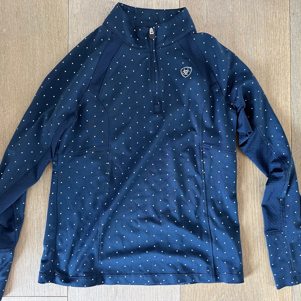 Ariat tek riding Sun shirt xs kids. Sunstopper 1/4 Zip Baselayer